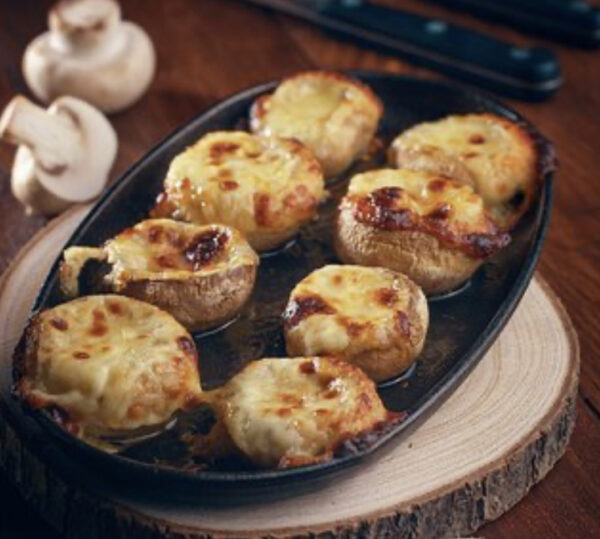 4. BAKED MUSHROOMS WITH CHEESE 4. BAKED MUSHROOMS WITH CHEESE